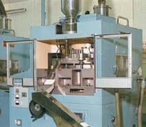 chlorella being made into tablets